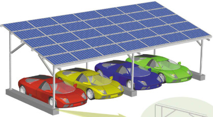 Single Row Carport Mounting System